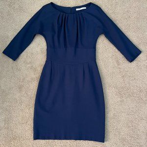 Trina Turk blue ponte dress